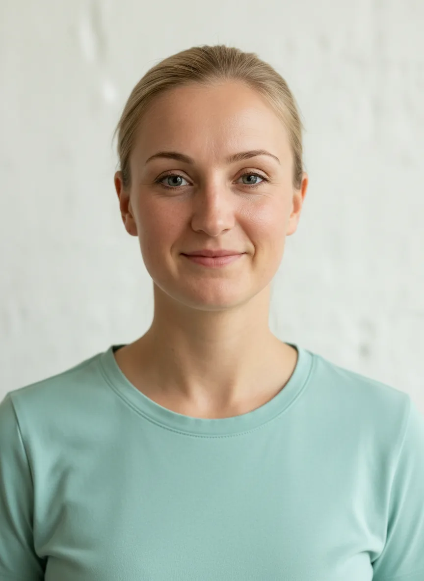 Pflegekraft mit Julia-Coaching im Healthcare-Umfeld – empathisch, wertschätzend, Arbeitsalltag in der Pflege
