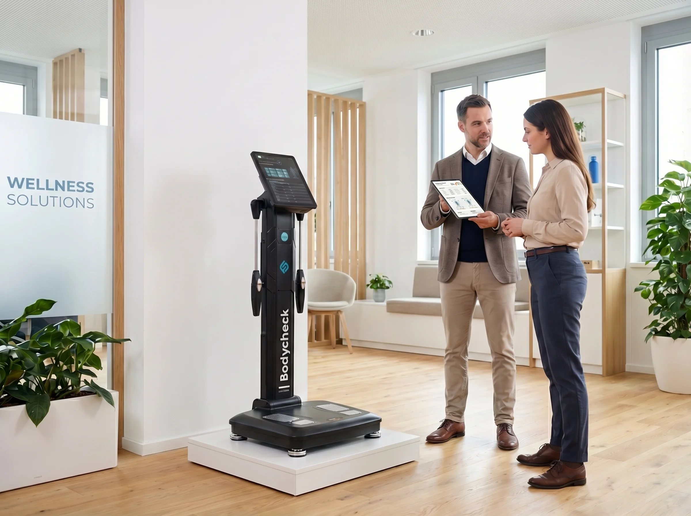 Bodycheck-Gerät, Dashboard und Training