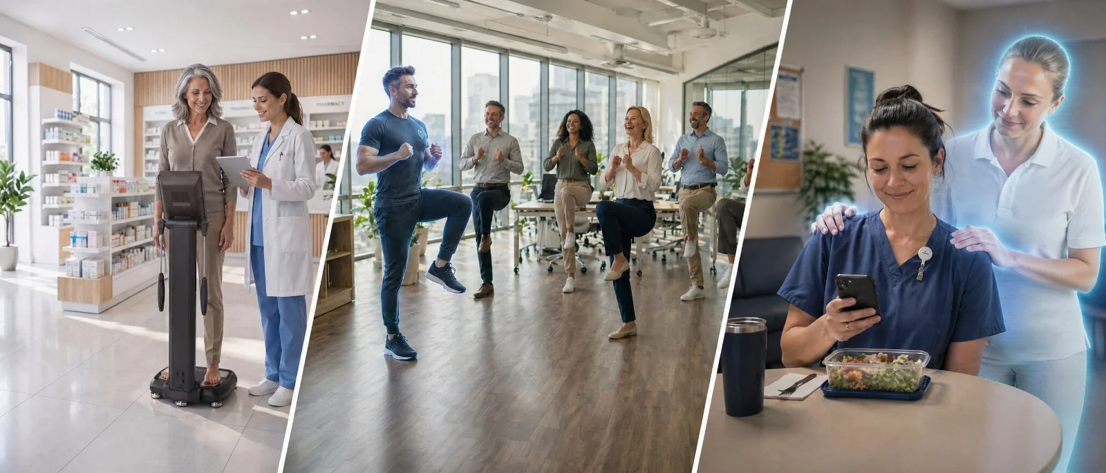 Use Cases: Apotheke, Büro und Care – ReadyHealth Work in unterschiedlichen Branchen